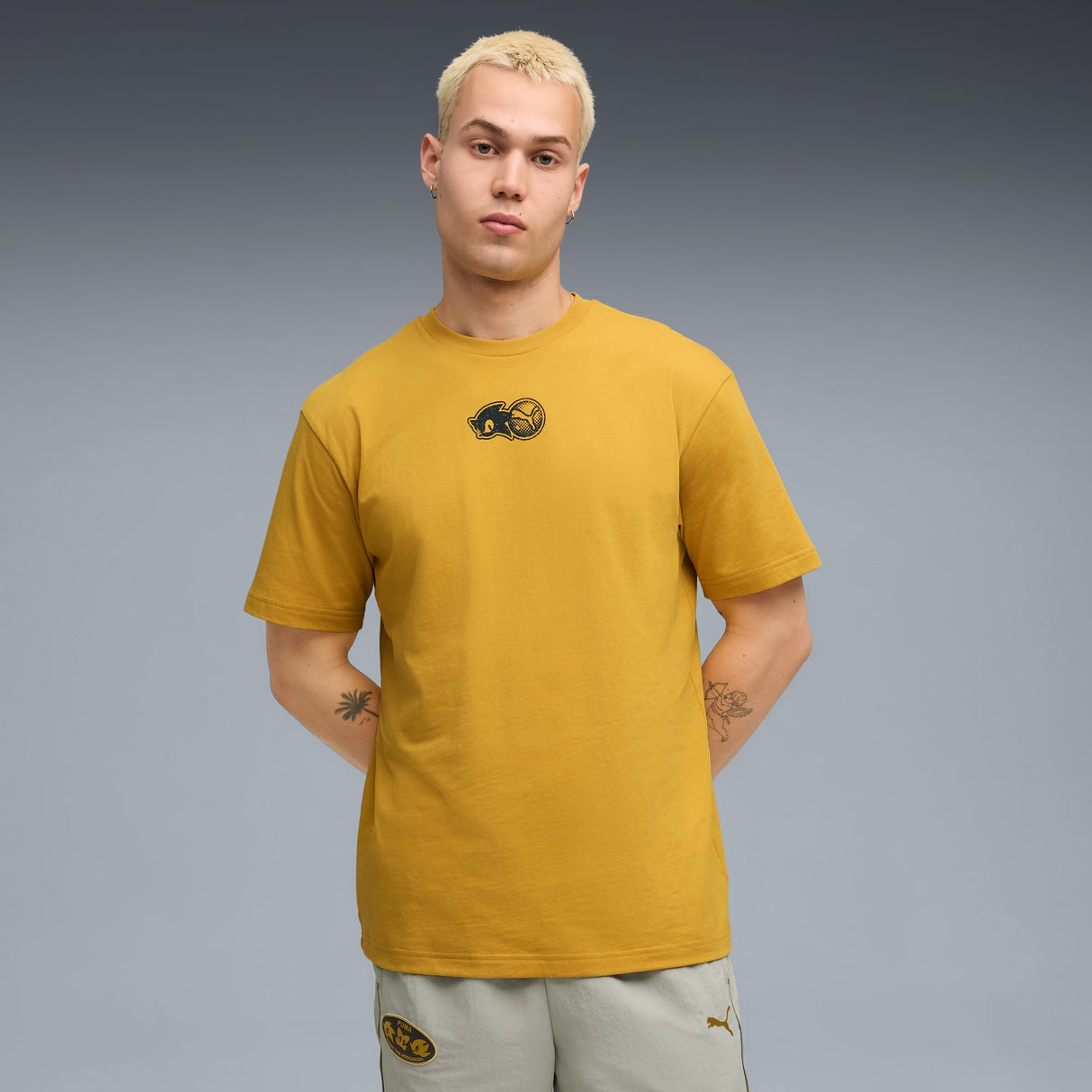 PUMA X SONIC リラックス グラフィック 半袖 Tシャツ ARCHIVE GOLD