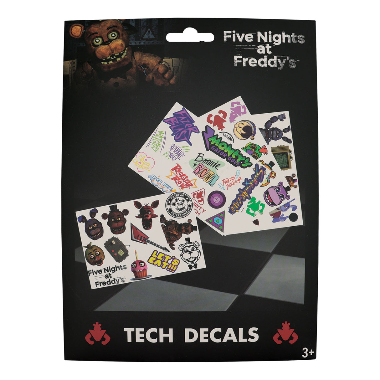 Five Nights at Freddy's デカールステッカー(4枚入り)