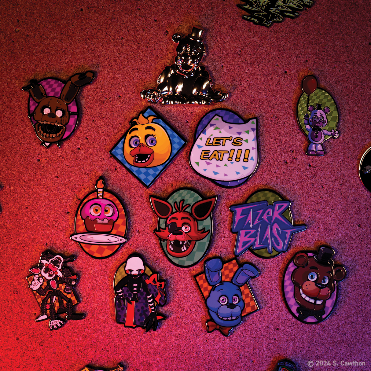 Five Nights at Freddy's トレーディングピンバッジ