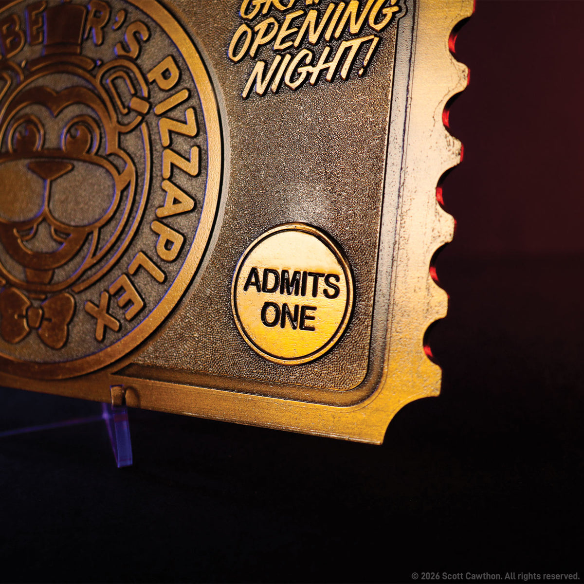 【予約商品】Five Nights at Freddy's ピザプレックス オープニングナイト チケット(シリアルナンバー入り)