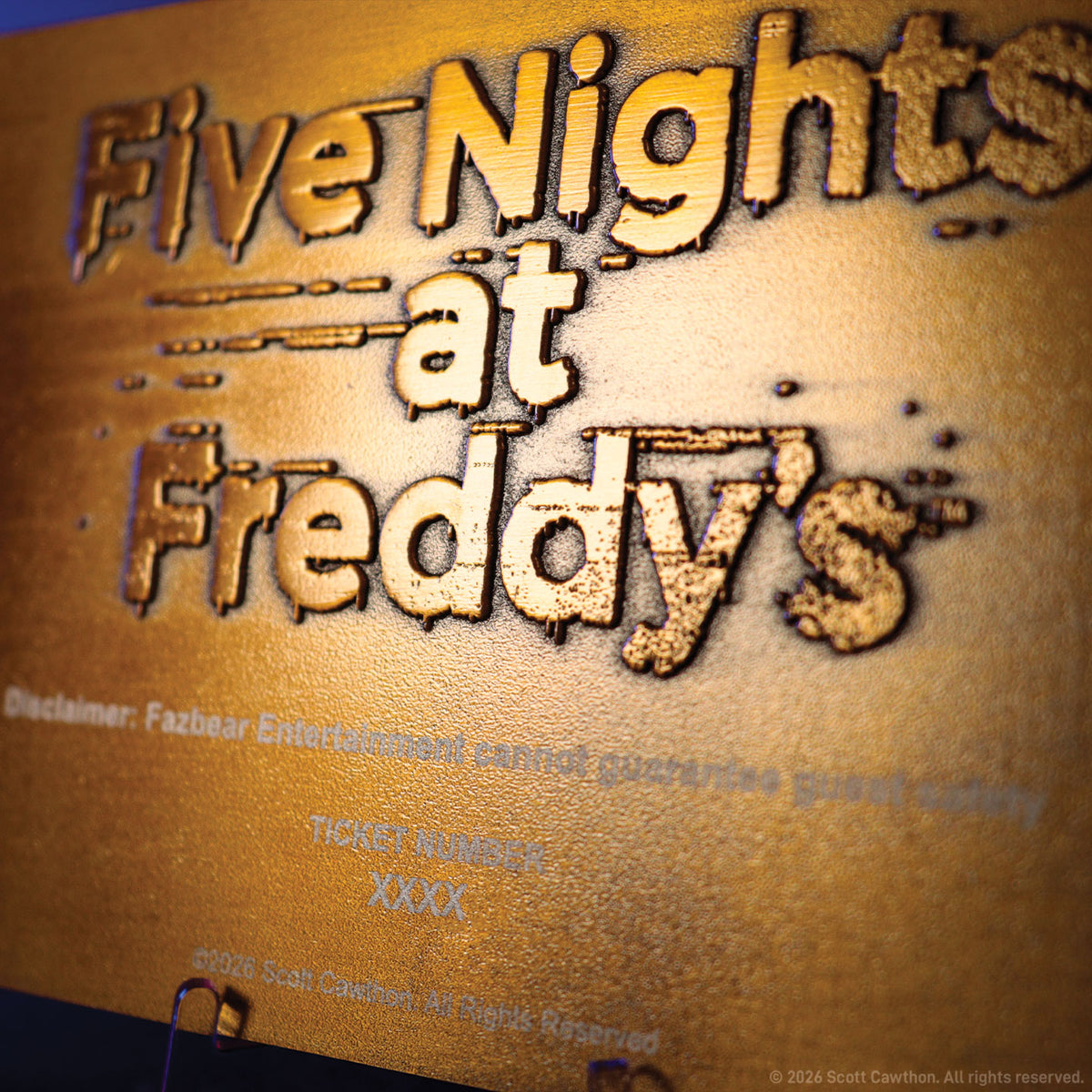 【予約商品】Five Nights at Freddy's ピザプレックス オープニングナイト チケット(シリアルナンバー入り)