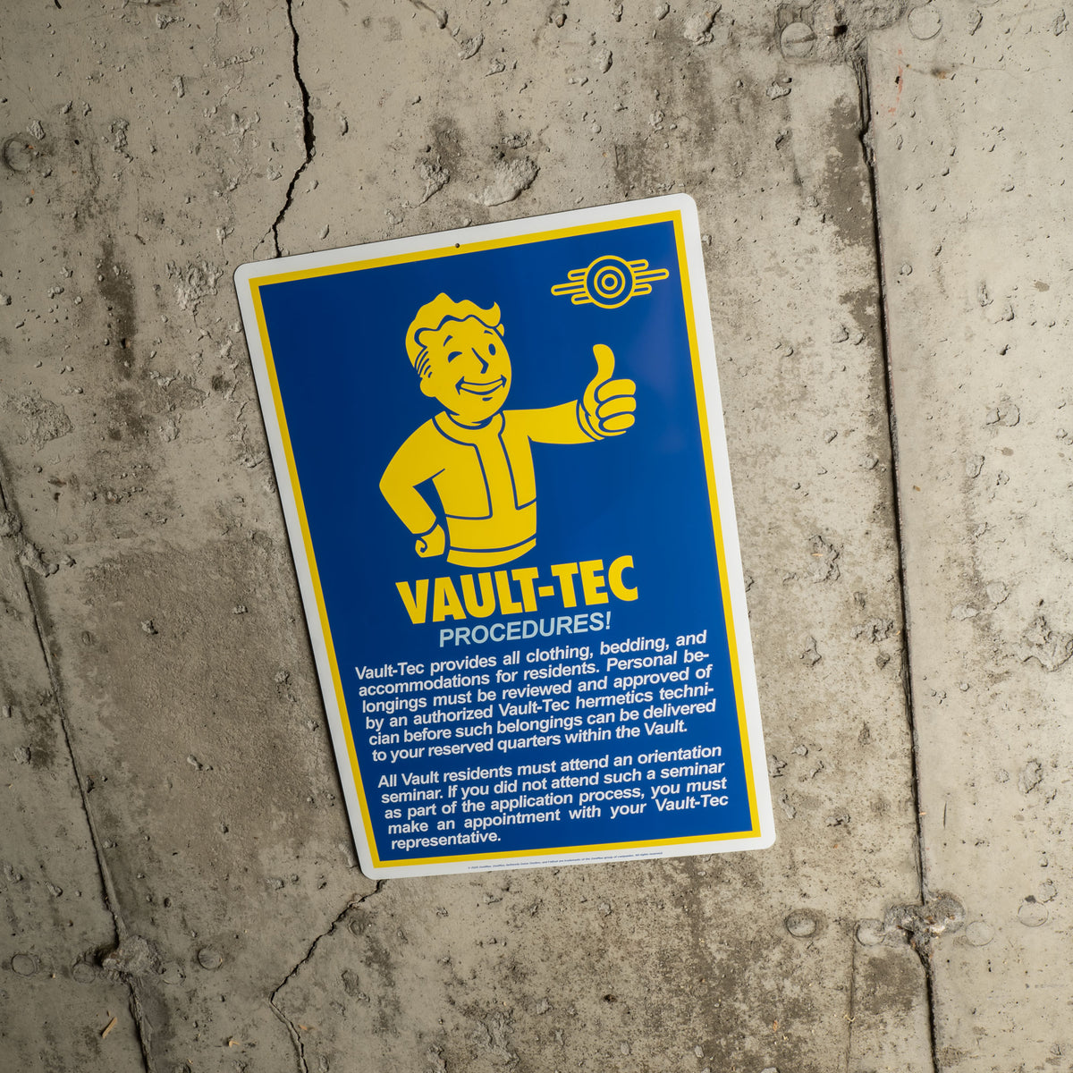 Fallout プロシージャ メタルサイン