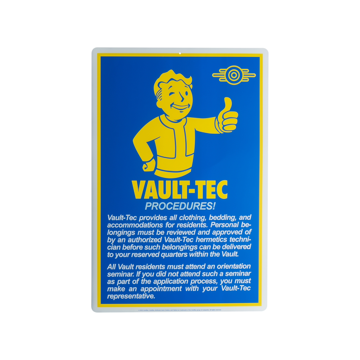 Fallout プロシージャ メタルサイン
