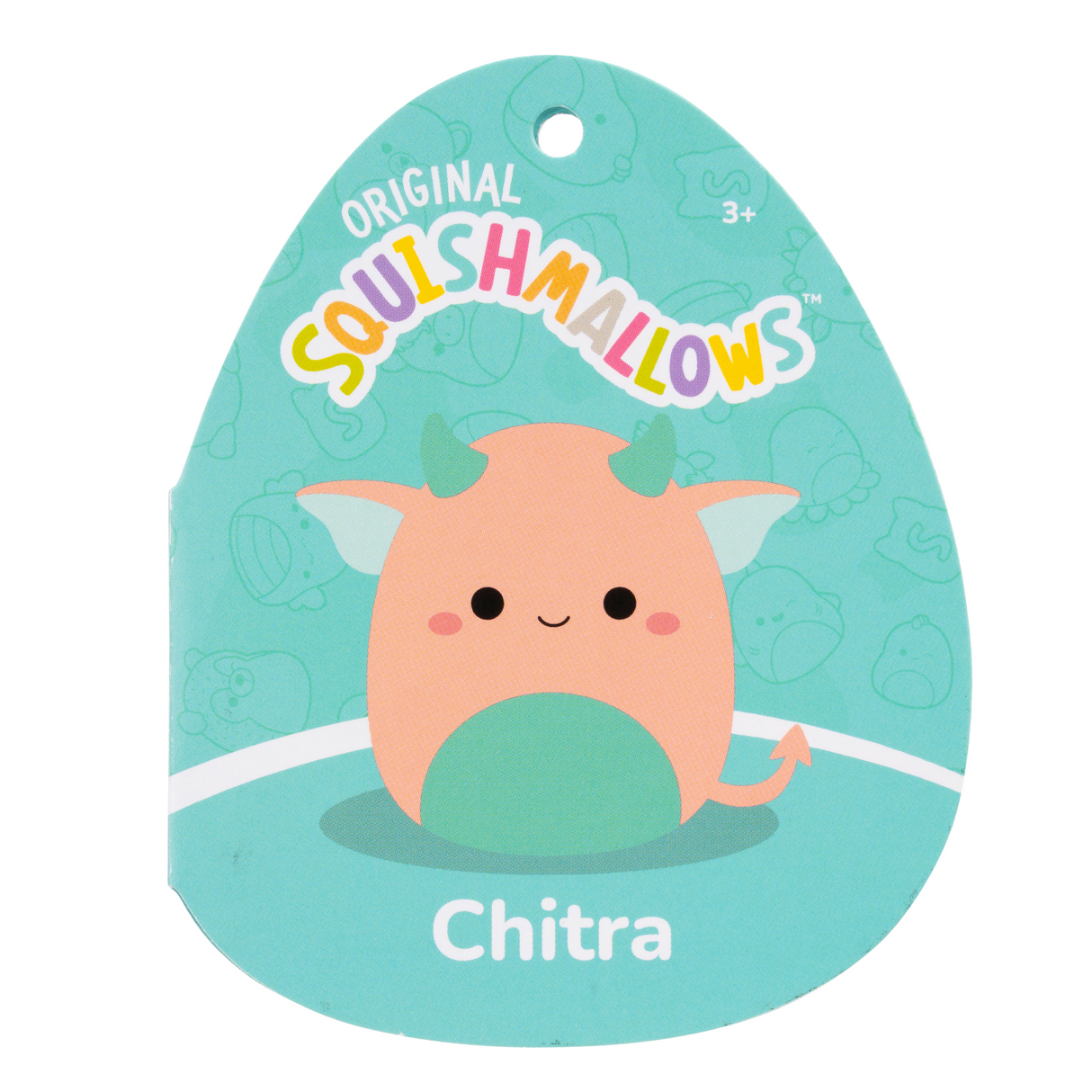 Squishmallows 3.5インチぬいぐるみキーホルダー (Chitra/チトラ)