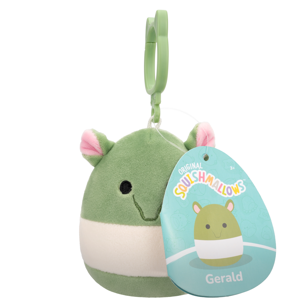 Squishmallows 3.5インチぬいぐるみキーホルダー (Gerald/ジェラルド)