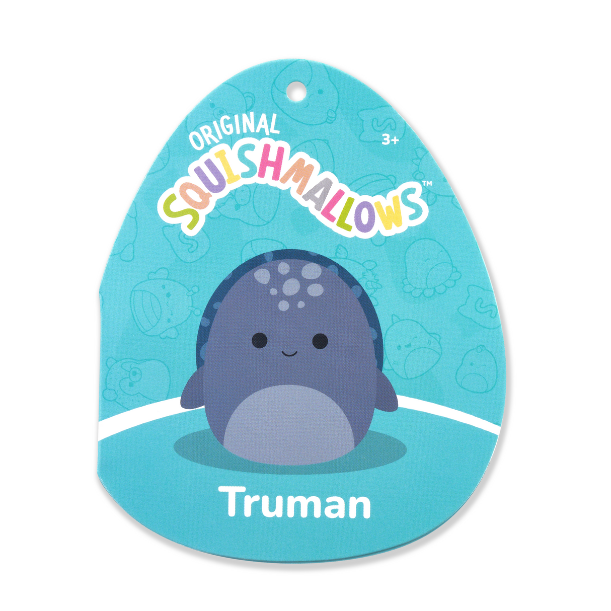 Squishmallows 3.5インチぬいぐるみキーホルダー (Truman/トルーマン)