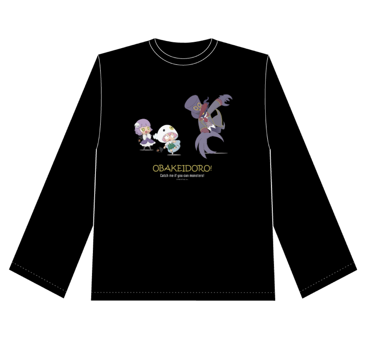 オバケイドロ! ロングスリーブTシャツ (メアリー・ルカ・キリサキ)