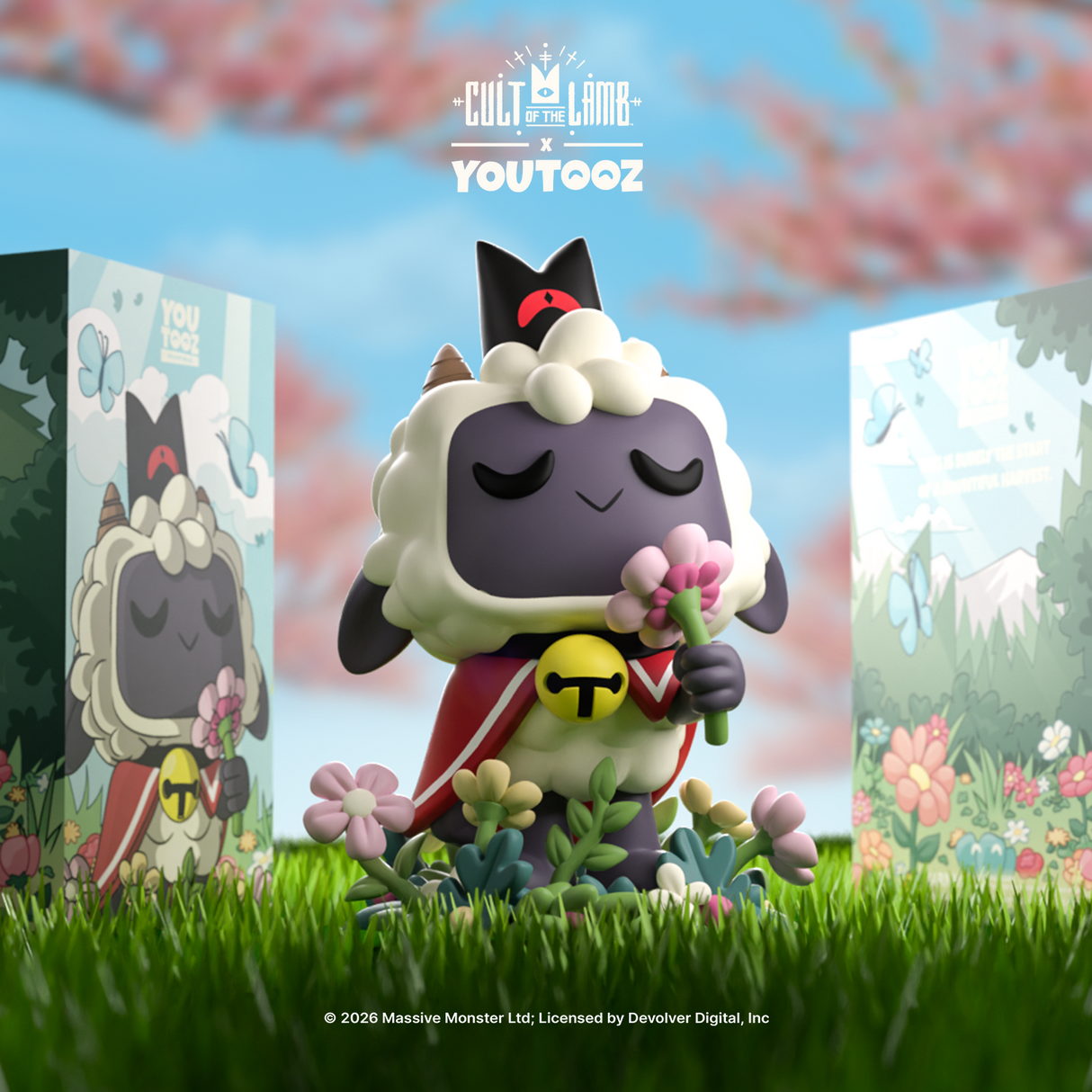【予約商品】Youtooz Cult of the Lamb フィギュア(スプリングラム)