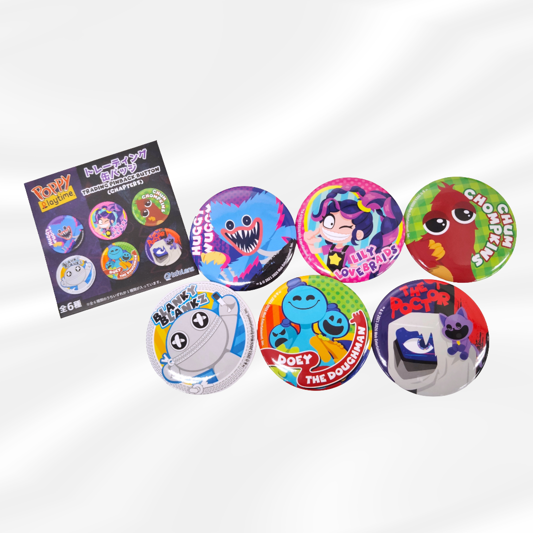 【予約商品】Poppy Playtime トレーディング缶バッジ(Chapter5)(全6種)