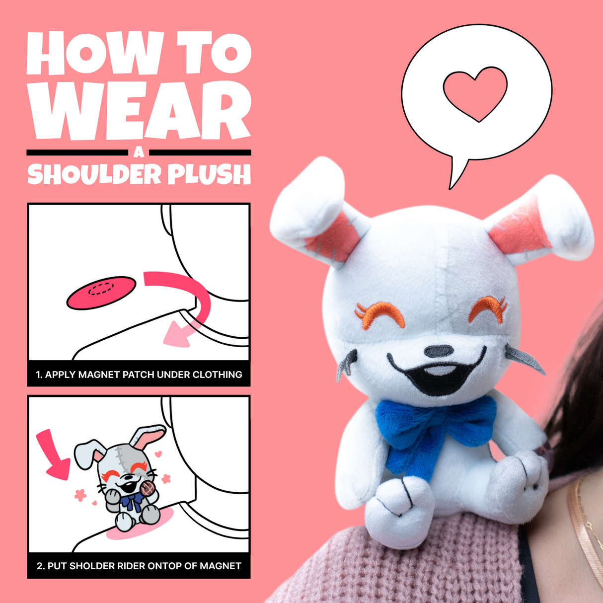 Youtooz Five Nights at Freddy's 肩乗せぬいぐるみ(バニー)