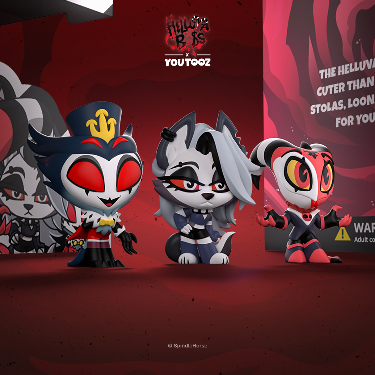 【予約商品】【レアあり!】Youtooz HELLUVA BOSS ミニフィギュア3体セット【IGSオンライン限定】