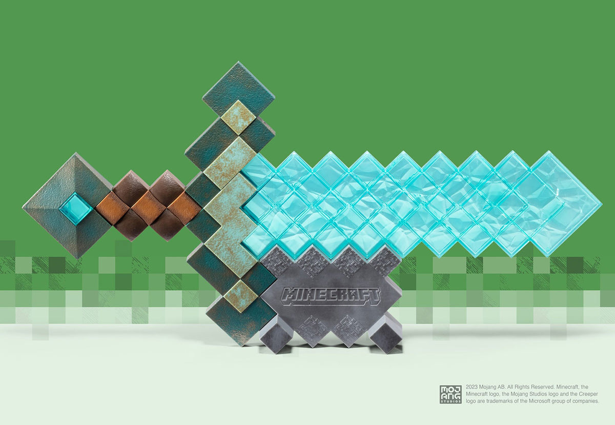 マインクラフト【リアルライフ・レプリカ】ダイヤモンドの剣(全長50cm)