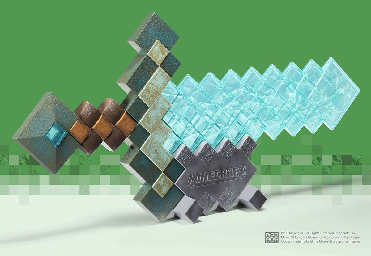 マインクラフト【リアルライフ・レプリカ】ダイヤモンドの剣(全長50cm)