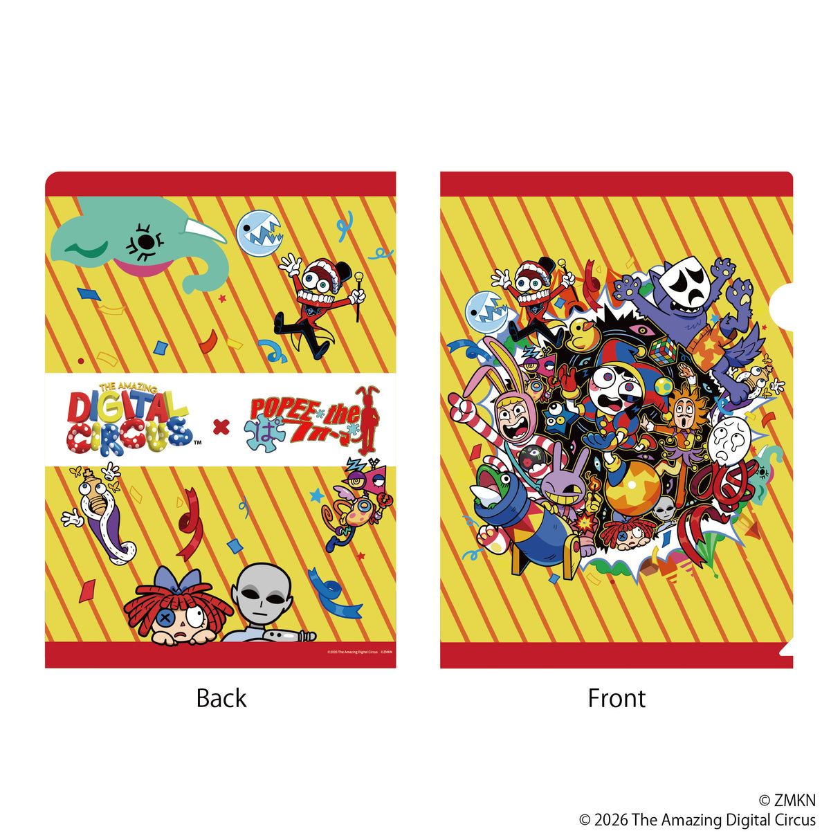【予約商品】アメイジングデジタルサーカス×POPEE the ぱフォーマー クリアファイル