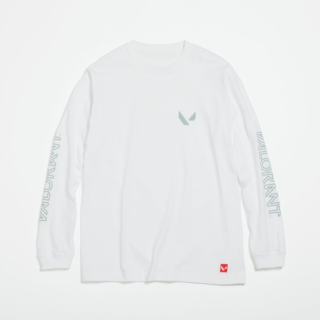 ロングスリーブTシャツ(VLRNT×UA LOGO L/S T)WHITE