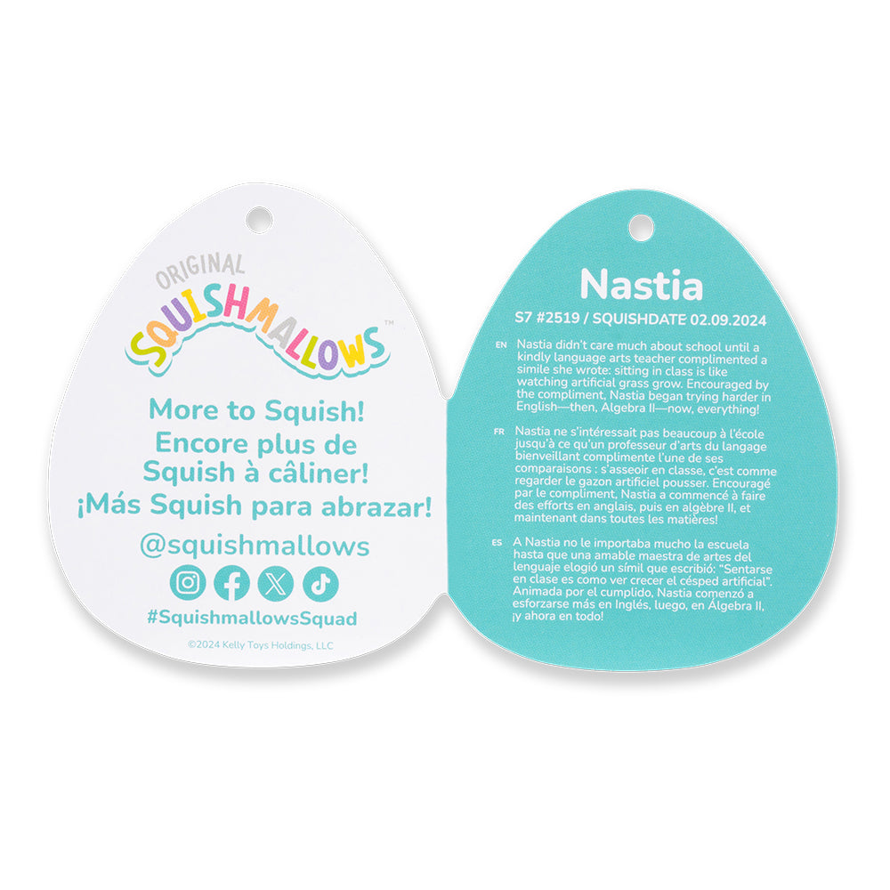 Squishmallows7.5インチぬいぐるみ （Nastia/ナスティア）