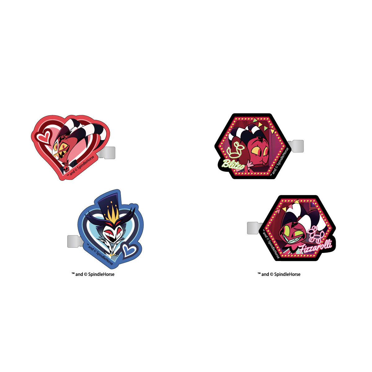 HELLUVA BOSS アクリルヘアクリップ（ブリッツ＆ストラス/ブリッツォ＆フィズ）