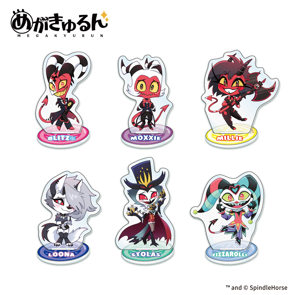 【予約商品】HELLUVA BOSS めがきゅるん トレーディングアクリルスタンド（全6種）