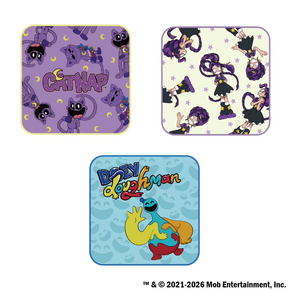 【予約商品】Poppy Playtime ミニタオル（キャットナップ＆ニューフレンズ）（Chapter5）