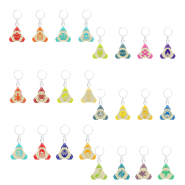 トレーディングアイコンメタルキーホルダー