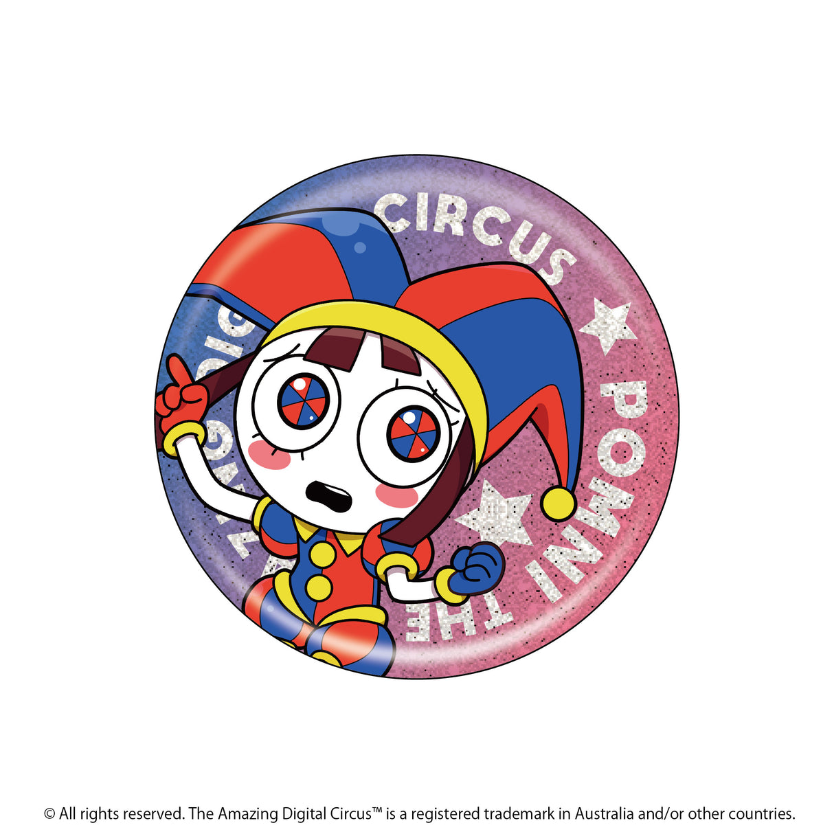 アメイジングデジタルサーカス トレーディングきらきら缶バッジ
