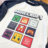マインクラフト ピクセル柄ラッシュガード