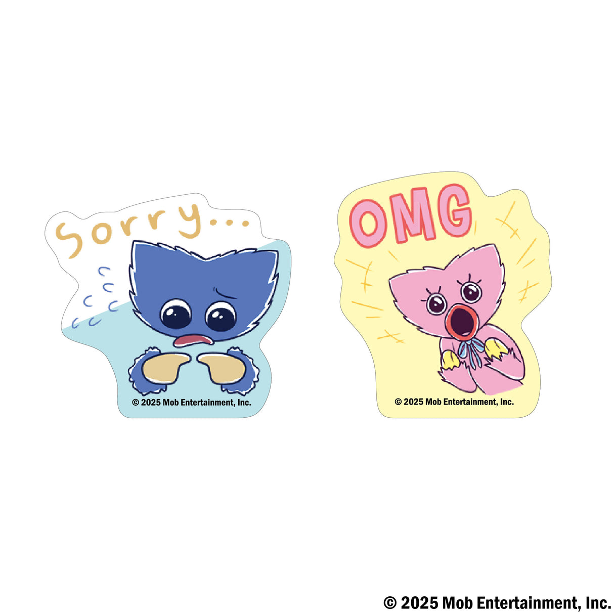 Poppy Playtime トレーディングダイカットステッカー（スタンプ柄）
