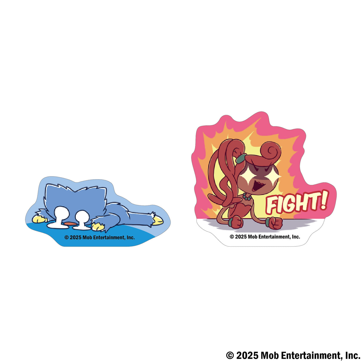 Poppy Playtime トレーディングダイカットステッカー（スタンプ柄）