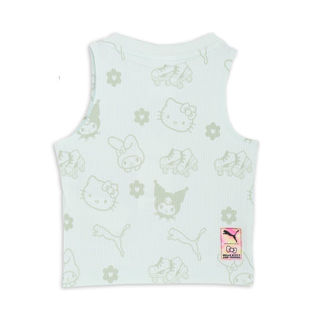 ガールズ PUMA x ハローキティ アンド フレンズ リブ タンクトップ Peaceful Blue