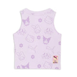 ガールズ PUMA x ハローキティ アンド フレンズ リブ タンクトップ Lilac Frost