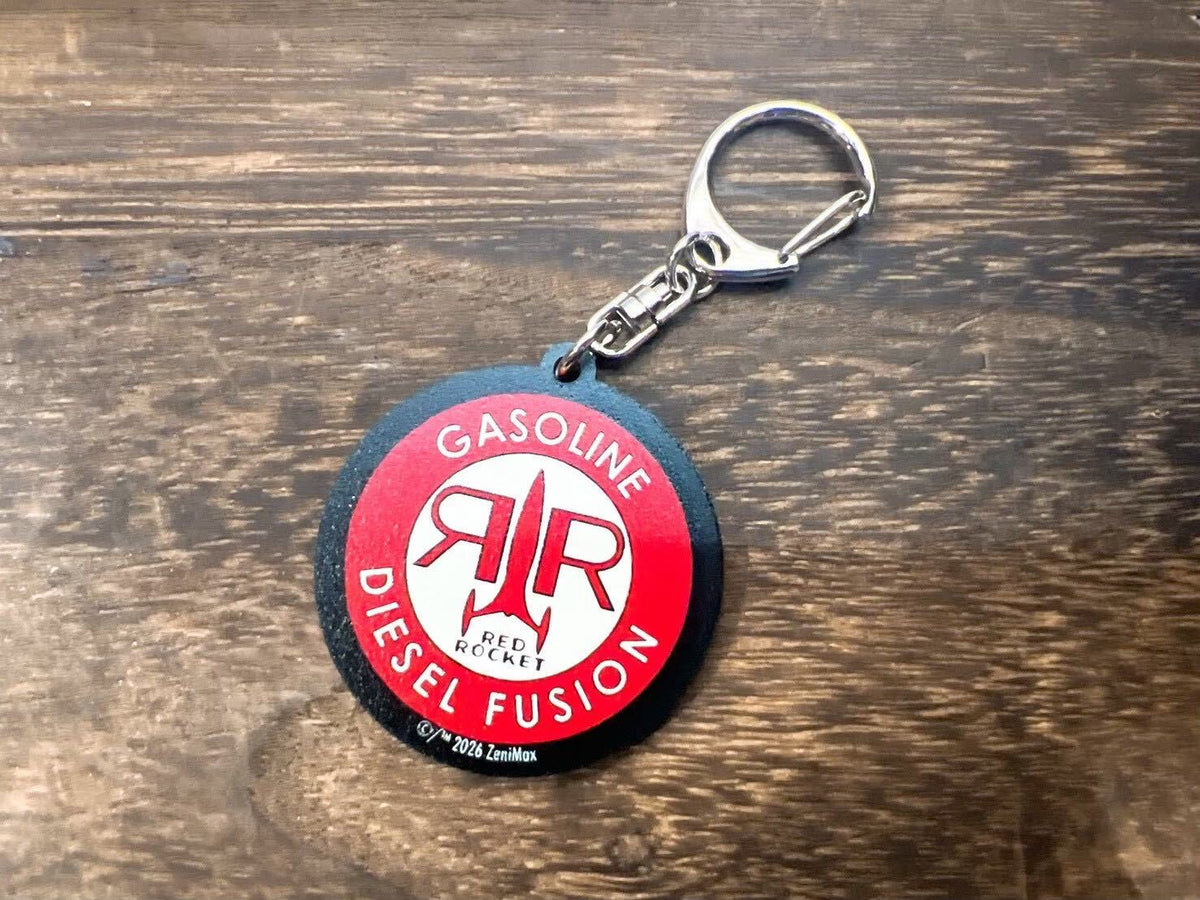 Fallout 木製キーホルダー（Red Rocket）