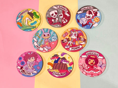 アメイジングデジタルサーカス トレーディング缶バッジvol.2