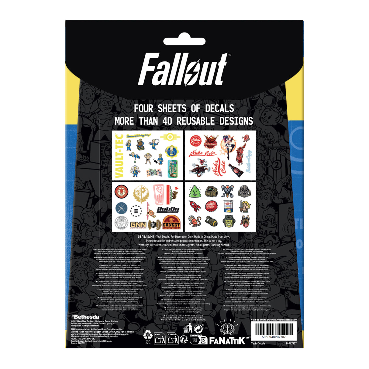 Fallout デカールステッカー（4枚入り）