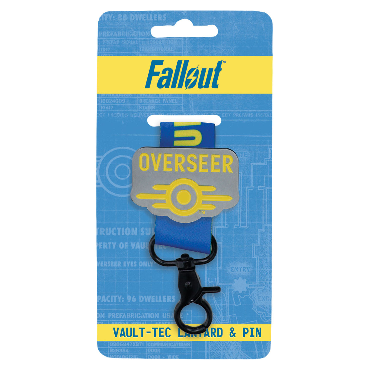【予約商品】Fallout Vault-Tec 監督官 ネックストラップ&ピンバッジセット