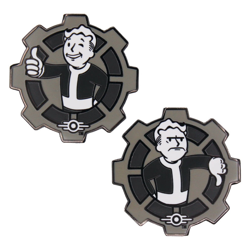 Fallout ボルトボーイ モノクロコイン（シリアルナンバー入り）