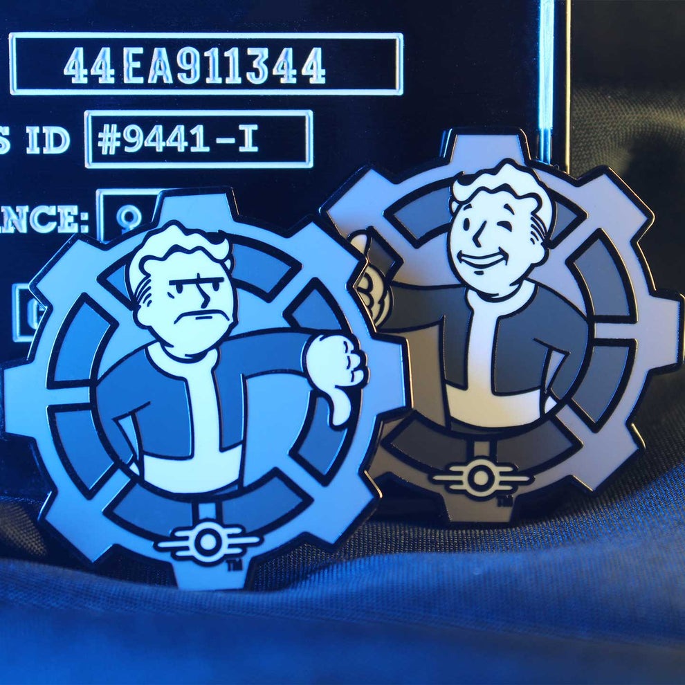 Fallout ボルトボーイ モノクロコイン（シリアルナンバー入り）