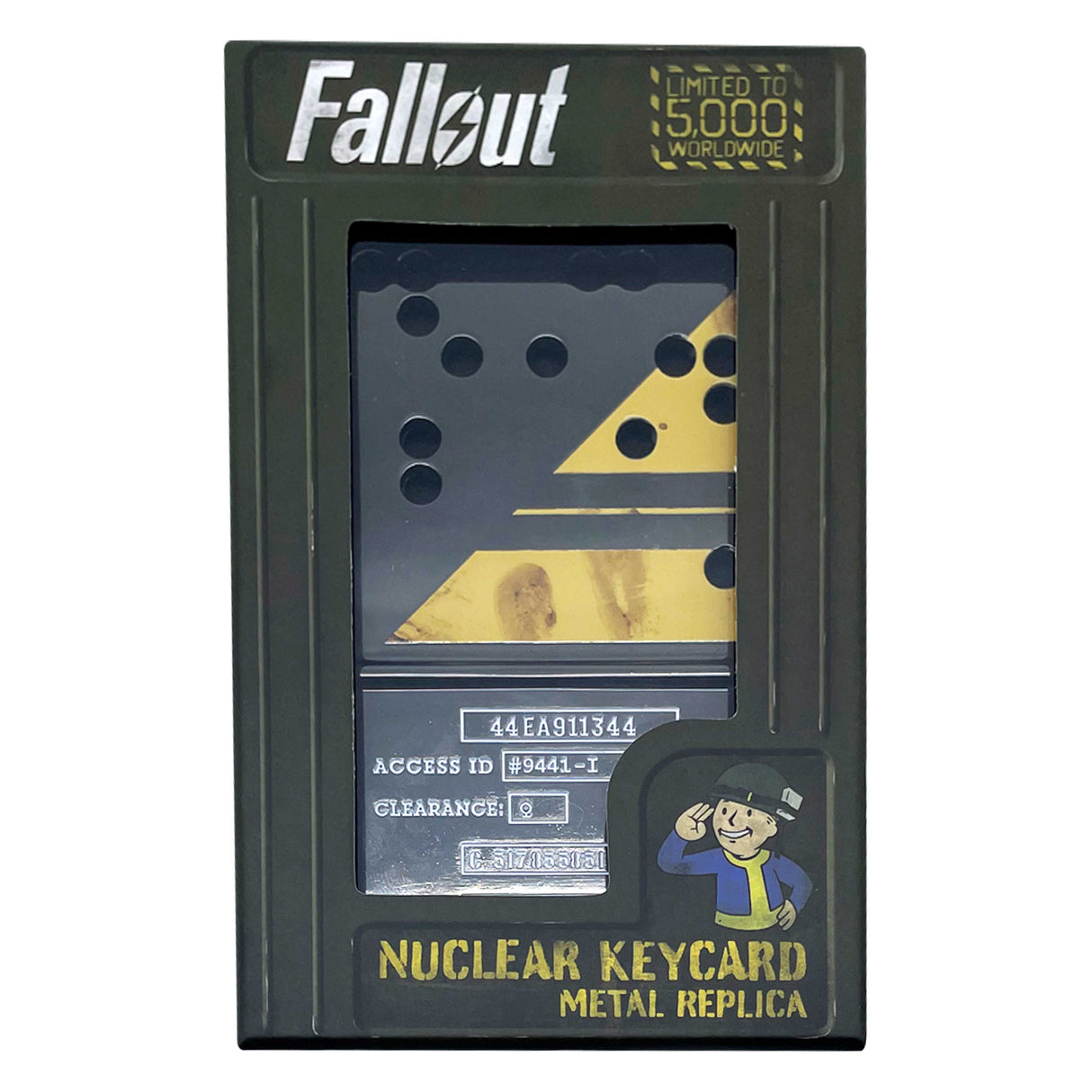 Fallout 76 ニュークリア・キーカード レプリカ（シリアルナンバー入り）