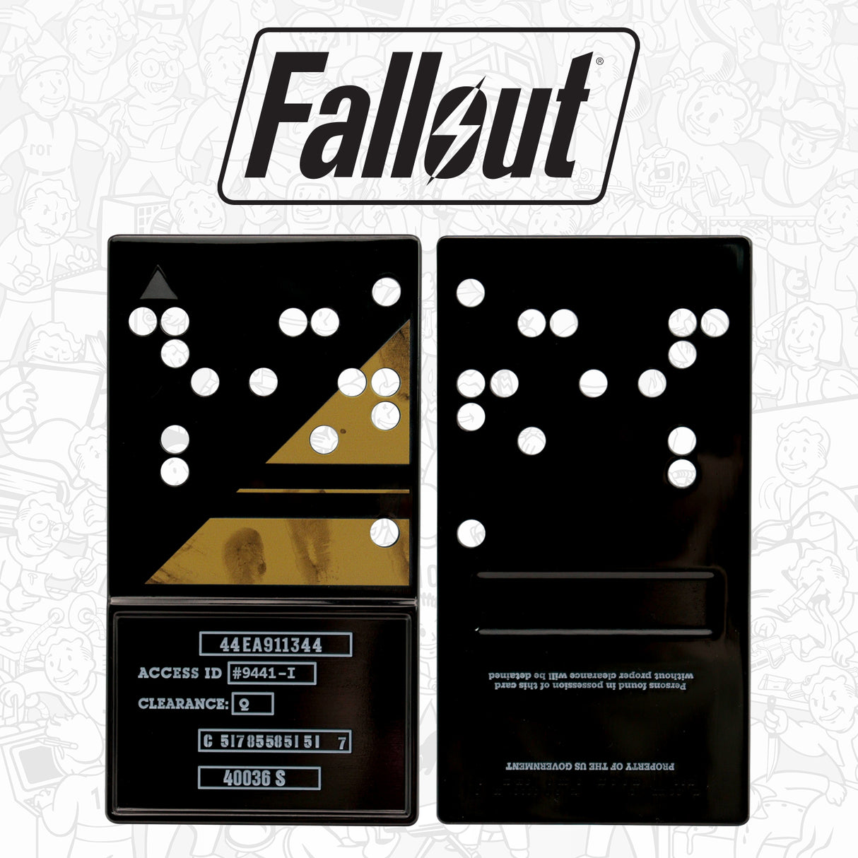 Fallout 76 ニュークリア・キーカード レプリカ（シリアルナンバー入り）