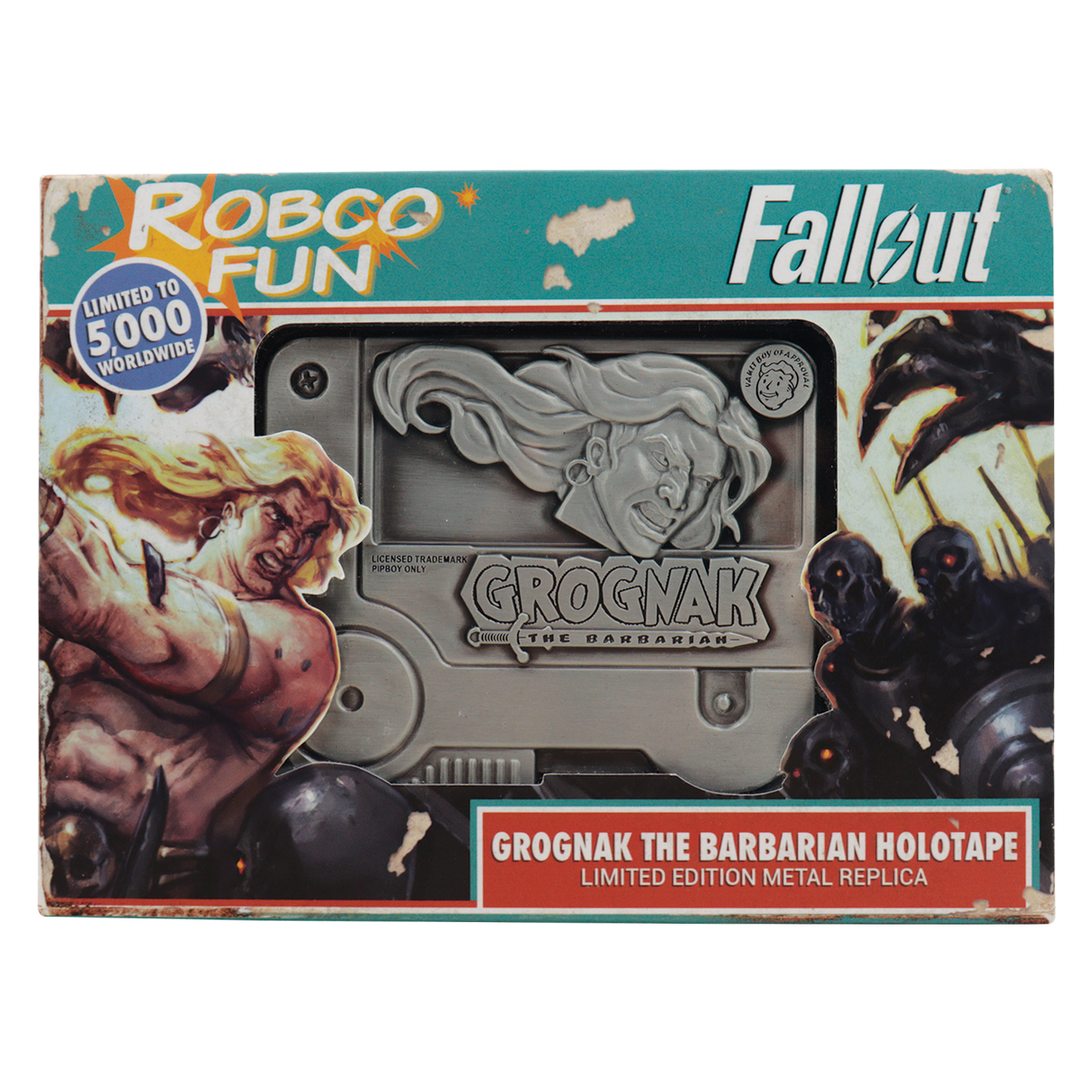 Fallout グロッグナック・ザ・バーバリアン ホロテープ レプリカ（シリアルナンバー入り）
