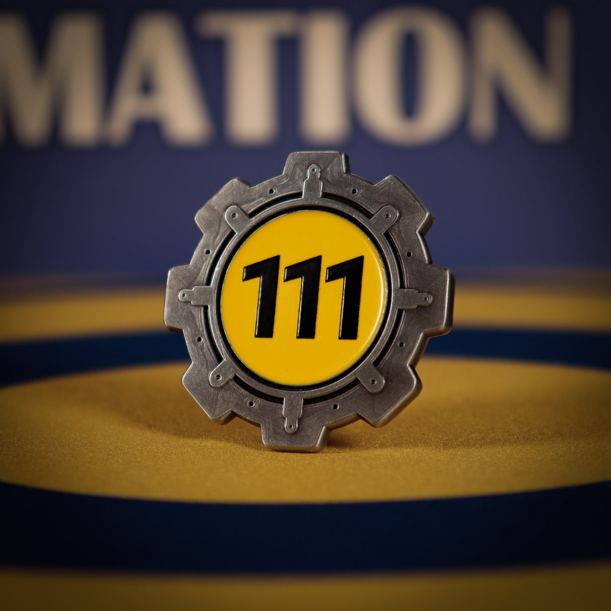 Fallout Vault 111 ドアコイン（シリアルナンバー入り）