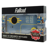 Fallout セキュリティキーカード Vault 21 レプリカ（シリアルナンバー入り）