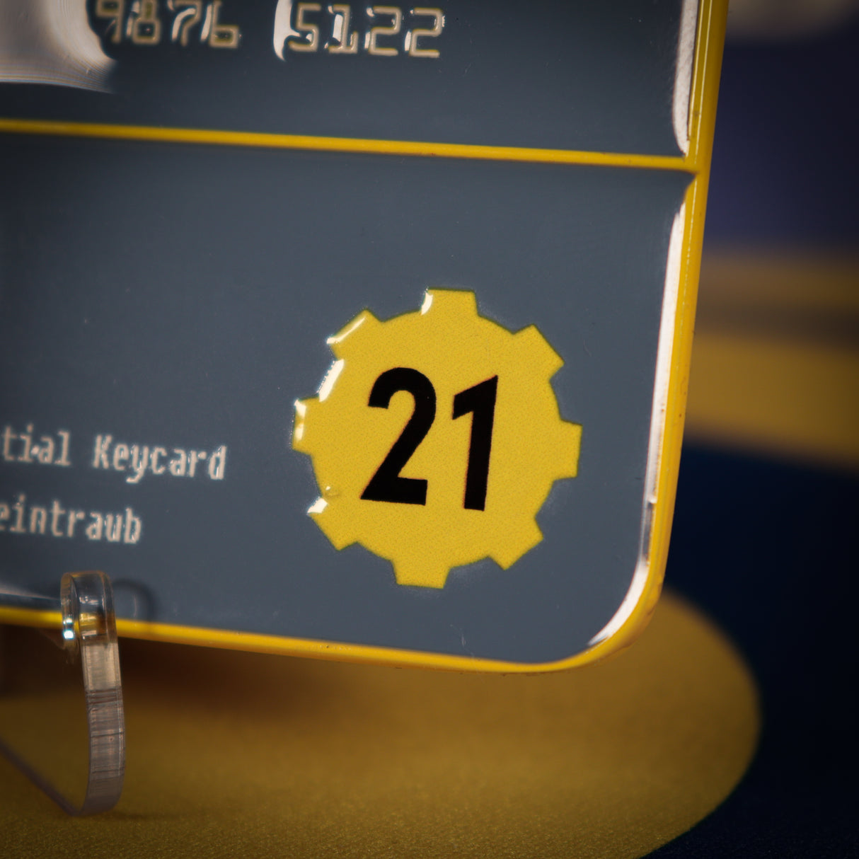 Fallout セキュリティキーカード Vault 21 レプリカ（シリアルナンバー入り）