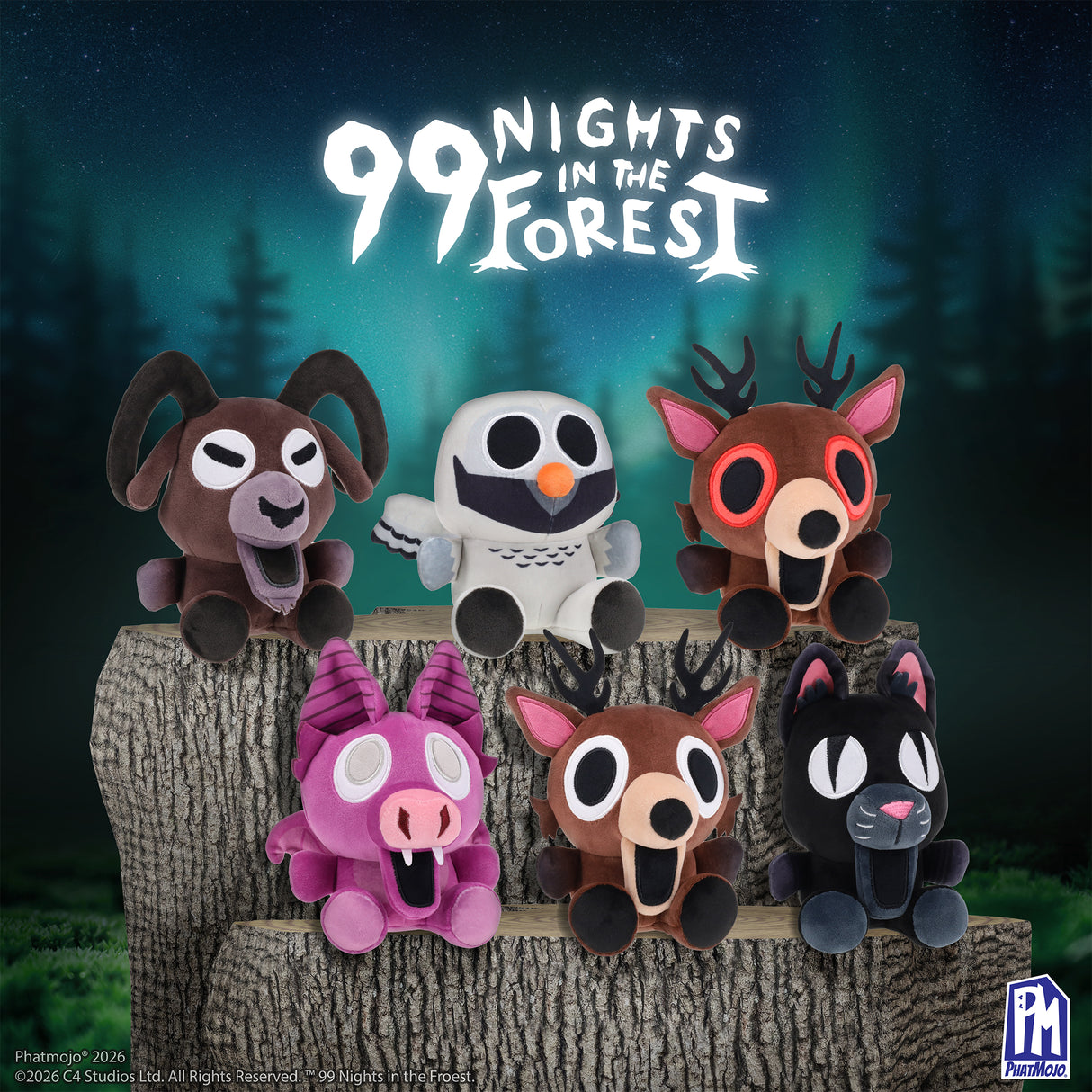 99 Nights in the Forest ブラインドミニぬいぐるみ