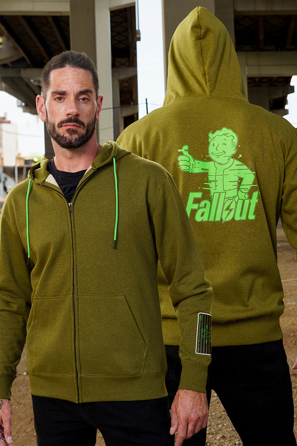 Fallout ジップアップパーカー（ Pip-Boy）