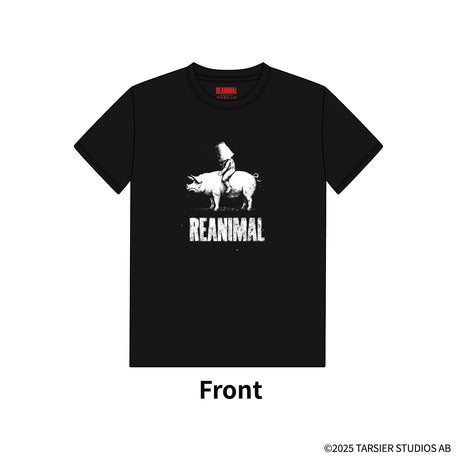 REANIMAL Bucket & The Pig Tシャツ（ブラック）