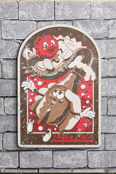 Fallout ヌカ・コーラ ヴィンテージ メタルサイン