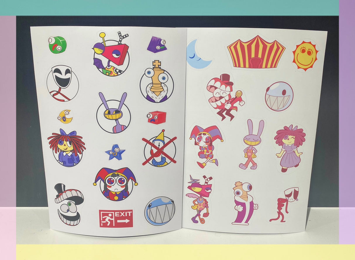 アメイジングデジタルサーカス ステッカー（2枚入り）