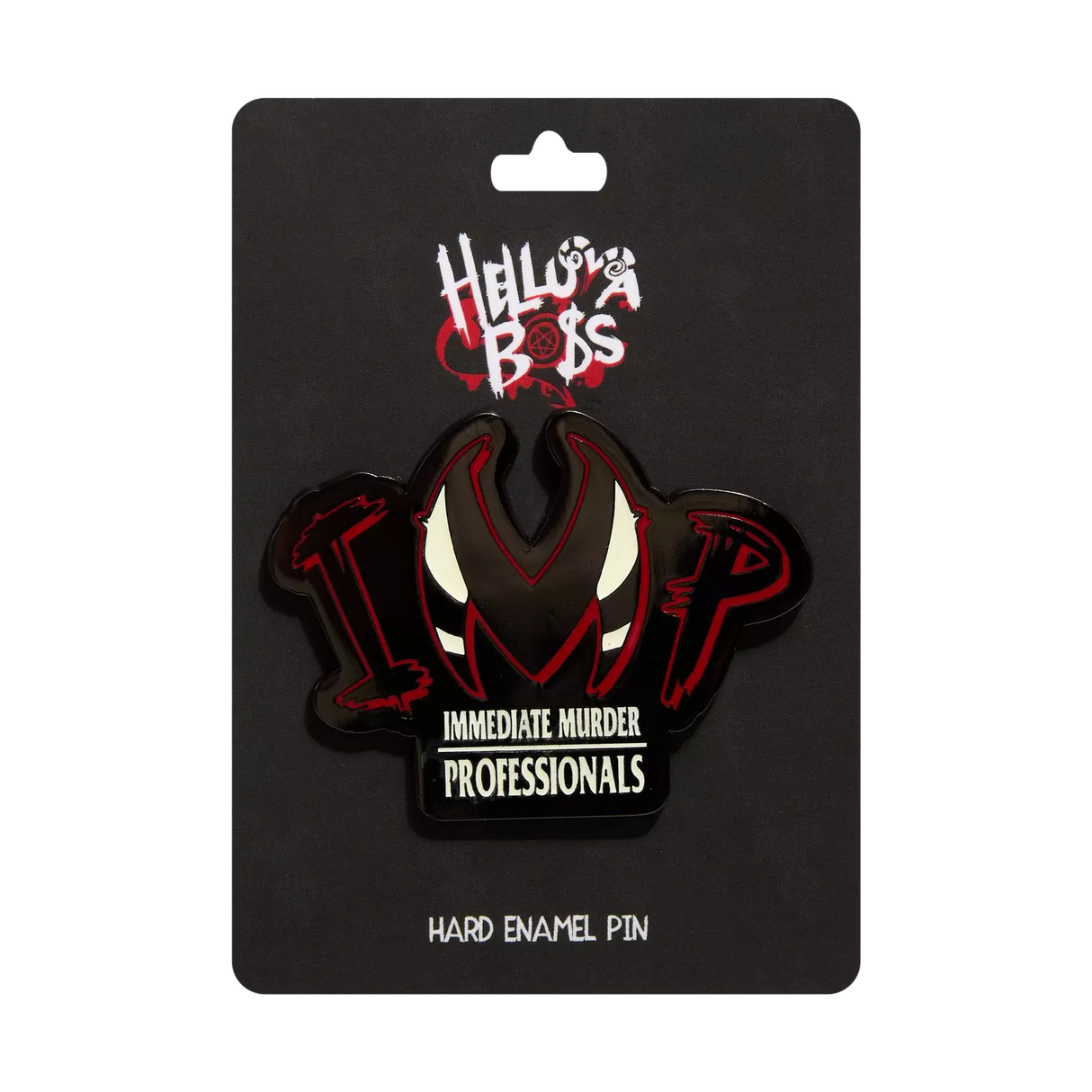 HELLUVA BOSS I.M.P. ロゴ蓄光ピンバッジ