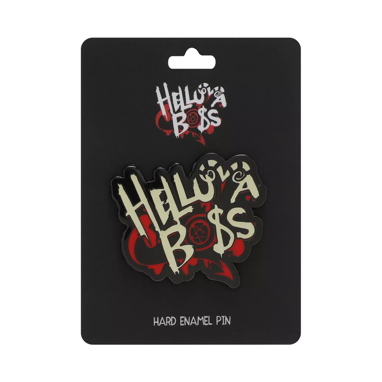 HELLUVA BOSS ロゴ蓄光ピンバッジ