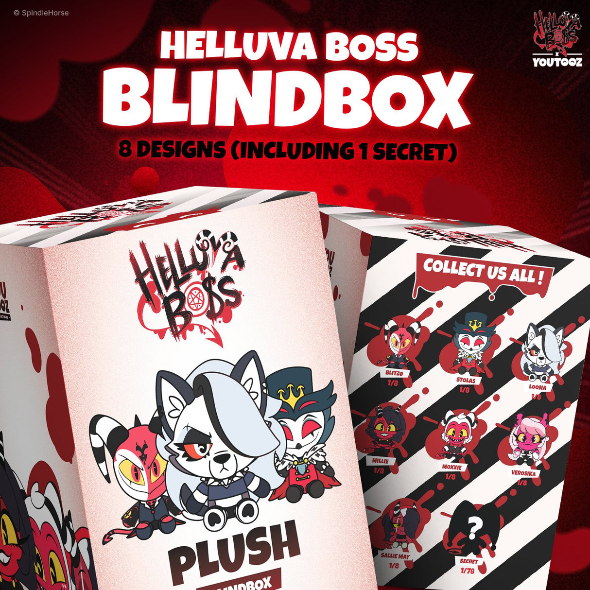 【予約商品】Youtooz HELLUVA BOSS ブラインドぬいぐるみ